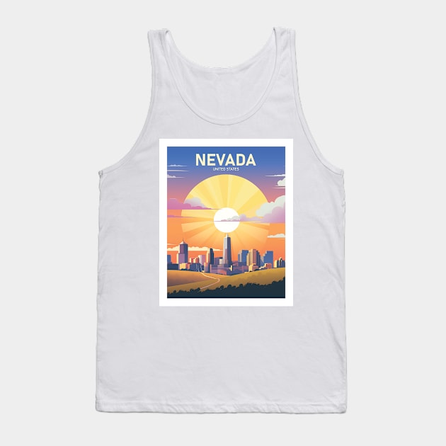 NEVADA Tank Top by MarkedArtPrints